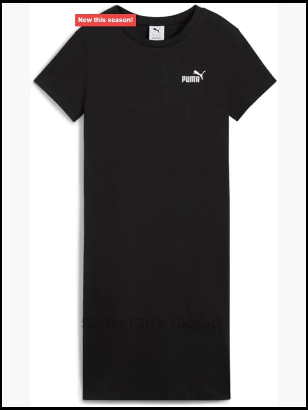 Slim Fit T-Shirt Dress Cotton Elastane Pull On Casual